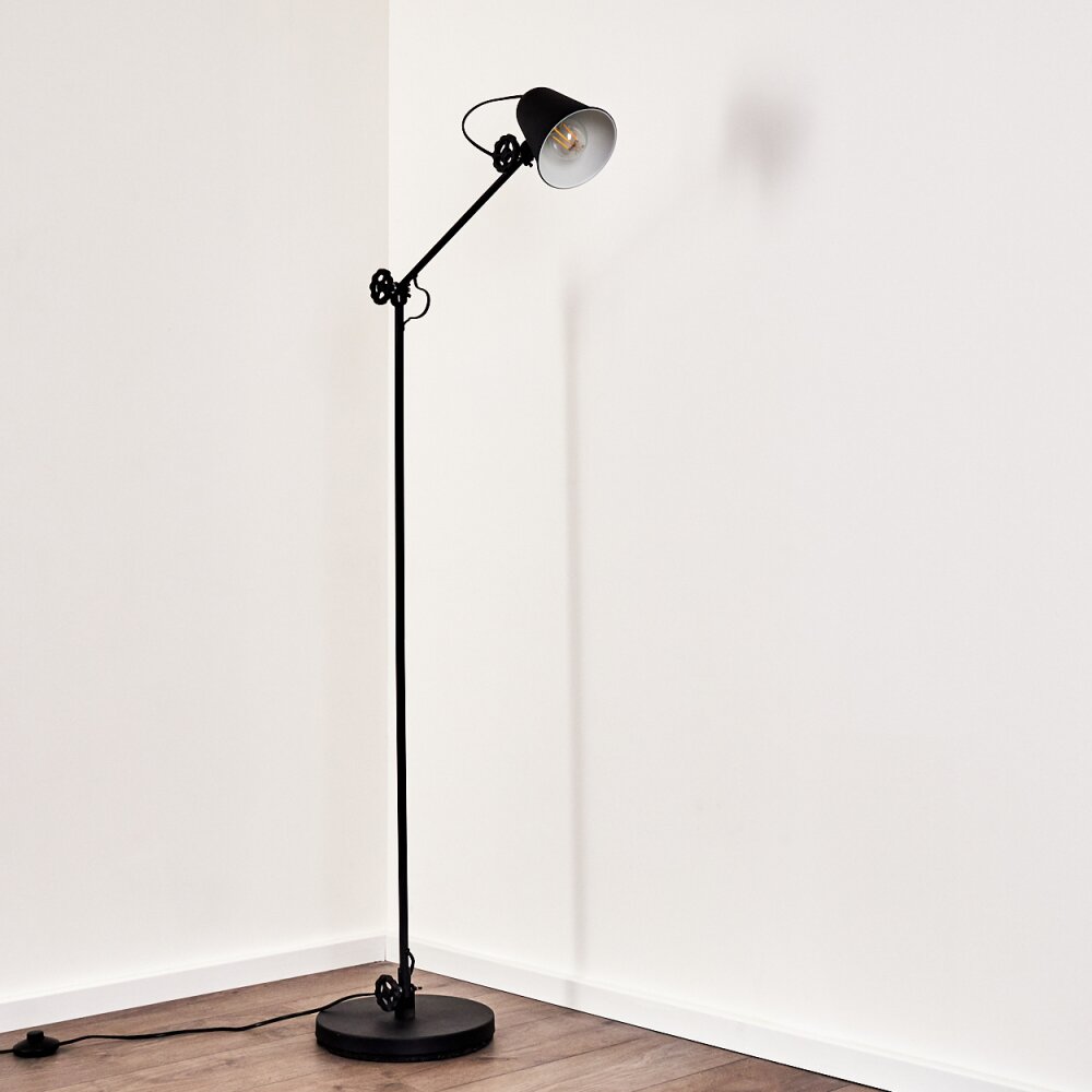 Pany Staande lamp Zwart, 1-licht