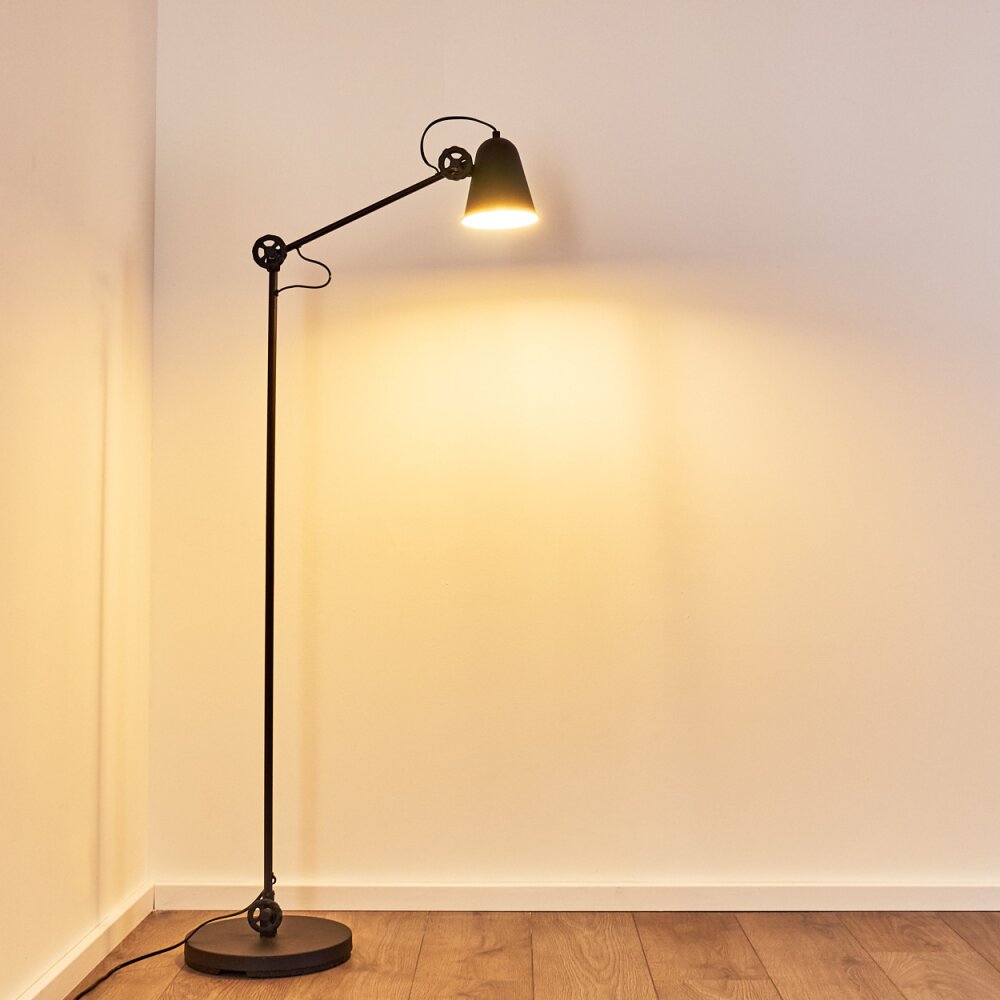 Pany Staande lamp Zwart, 1-licht