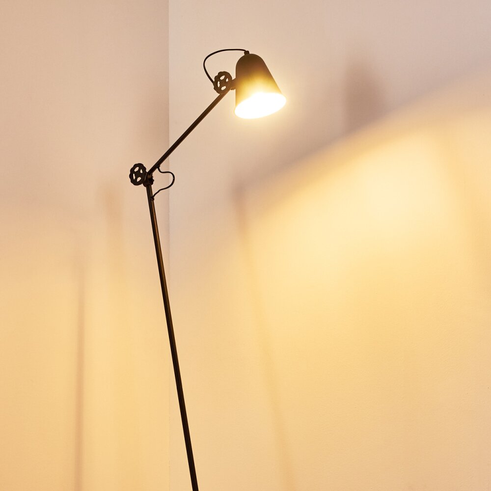 Pany Staande lamp Zwart, 1-licht