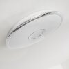 Jamton Plafondlamp LED Chroom, 1-licht, Afstandsbediening