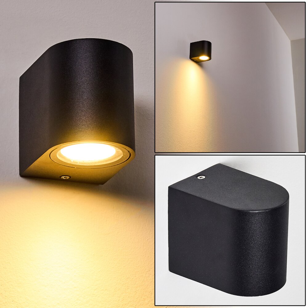 Nordborg Buiten muurverlichting LED Zwart, 1-licht main product photo