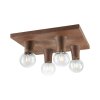 Leuchten Direkt TURN ME Plafondlamp Roest, 4-lichts