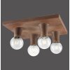 Leuchten Direkt TURN ME Plafondlamp Roest, 4-lichts