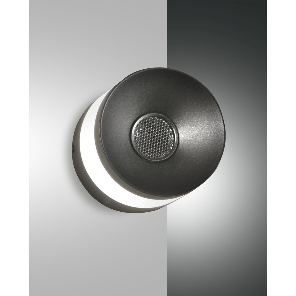 Fabas Luce Billie Muurlamp LED Zwart, 1-licht main product photo