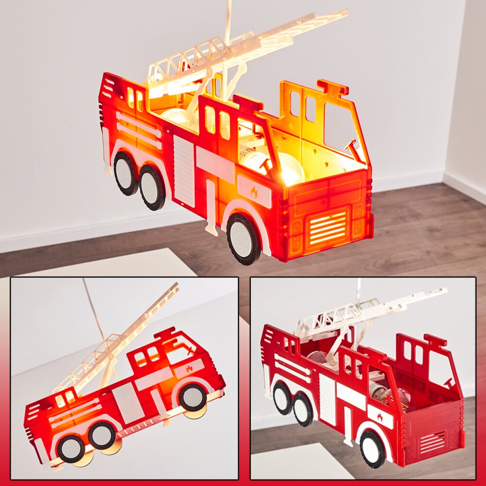 Praya Hanglamp Red, 2-lichts main product photo