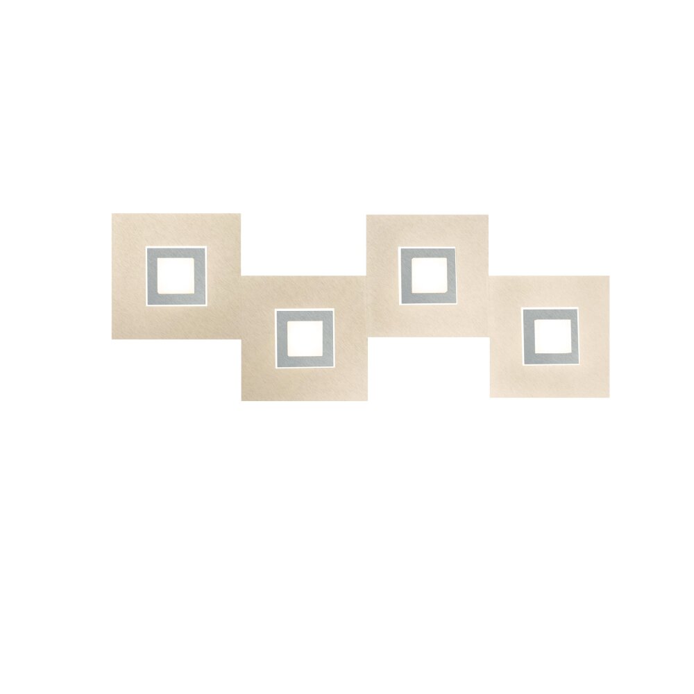 Grossmann KARREE Plafondlamp LED Titan, 4-lichts main product photo
