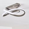 Cochato Plafondlamp LED Nikkel mat, 1-licht