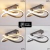 Cochato Plafondlamp LED Nikkel mat, 1-licht