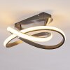 Cochato Plafondlamp LED Nikkel mat, 1-licht
