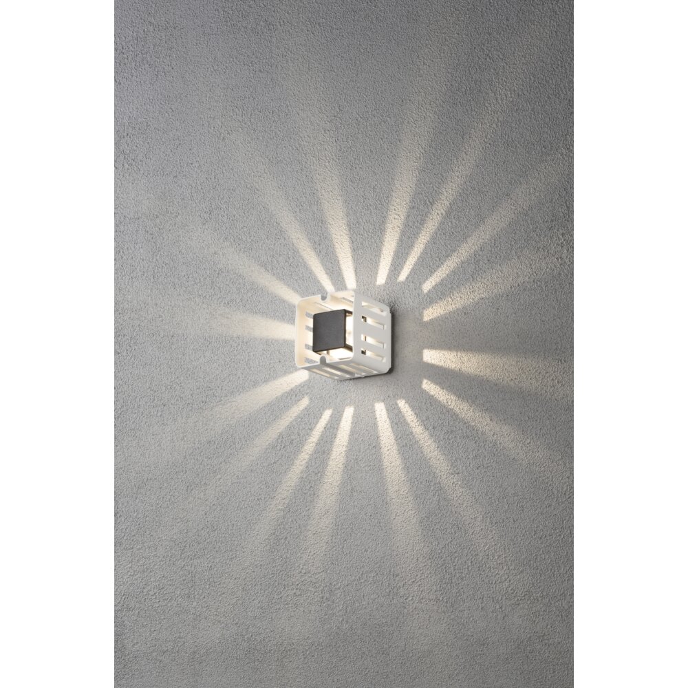 Konstsmide Pescara Muurlamp LED Wit, 1-licht main product photo