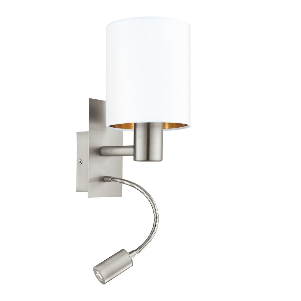 Eglo PASTERI Muurlamp LED Nikkel mat, 2-lichts main product photo