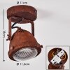 Glostrup Plafondlamp LED Roest, 1-licht