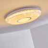 Avoriaz Plafondlamp LED Wit, 2-lichts, Afstandsbediening, Kleurwisselaar