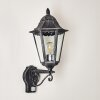 Lignac Buiten muurverlichting Zwart, Zilver, 1-licht