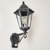 Lignac Buiten muurverlichting Zwart, Zilver, 1-licht