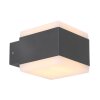 Globo SLICE Buitenlamp LED Antraciet, 1-licht, Kleurwisselaar