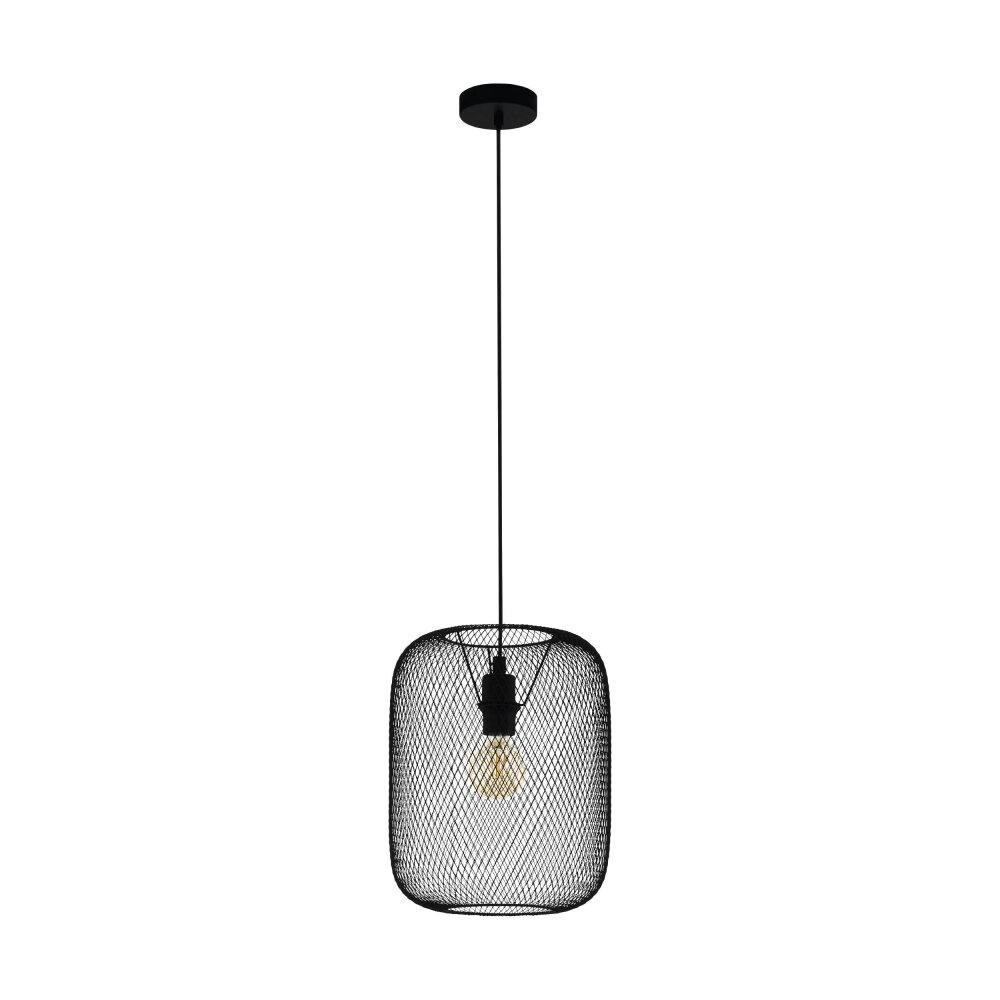 Eglo WRINGTON Hanger Zwart, 1-licht main product photo