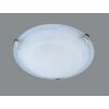 Trio ADRIAN Plafondlamp Nikkel mat, Wit, 1-licht