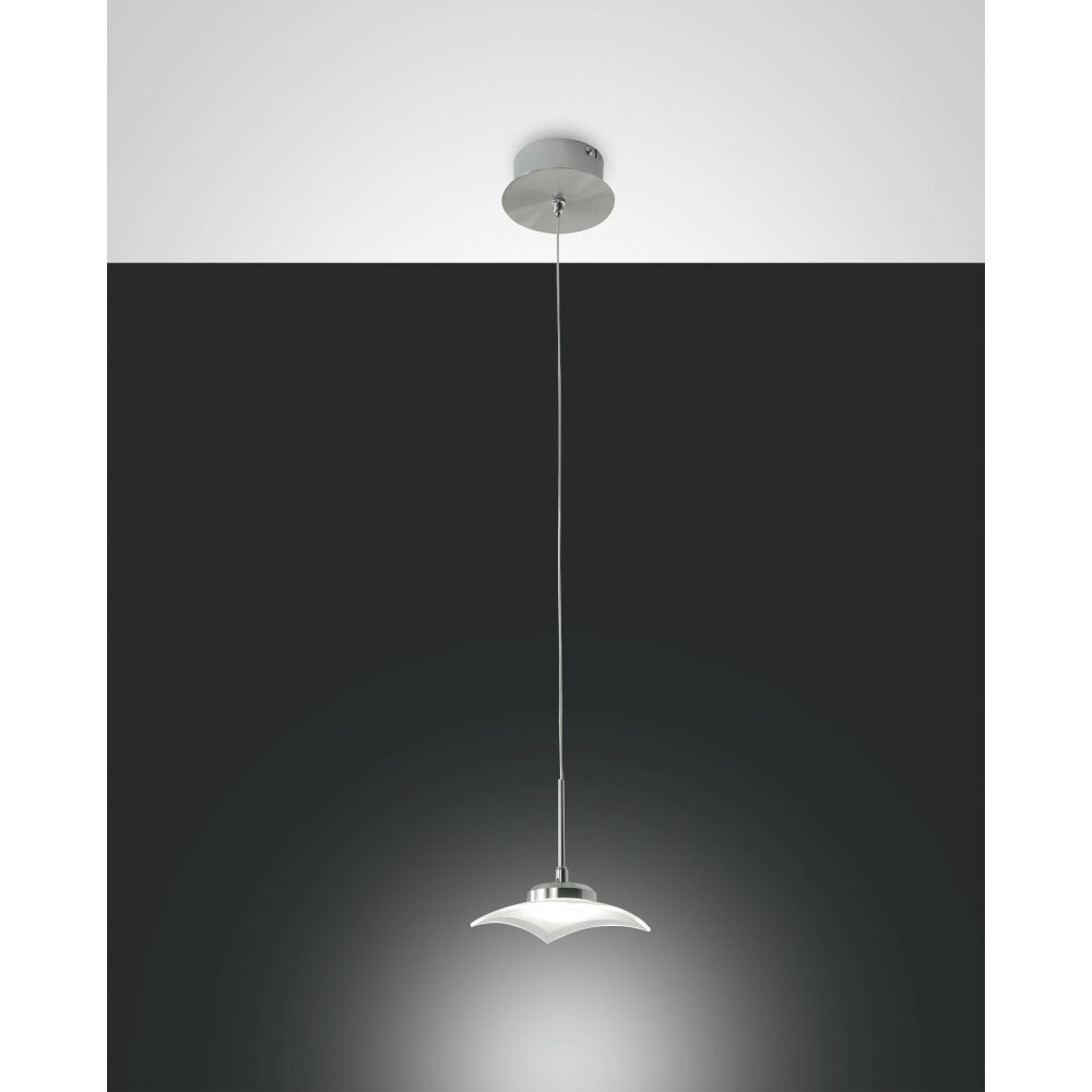 Fabas Luce Desus Hanglamp LED Nikkel mat, 1-licht main product photo