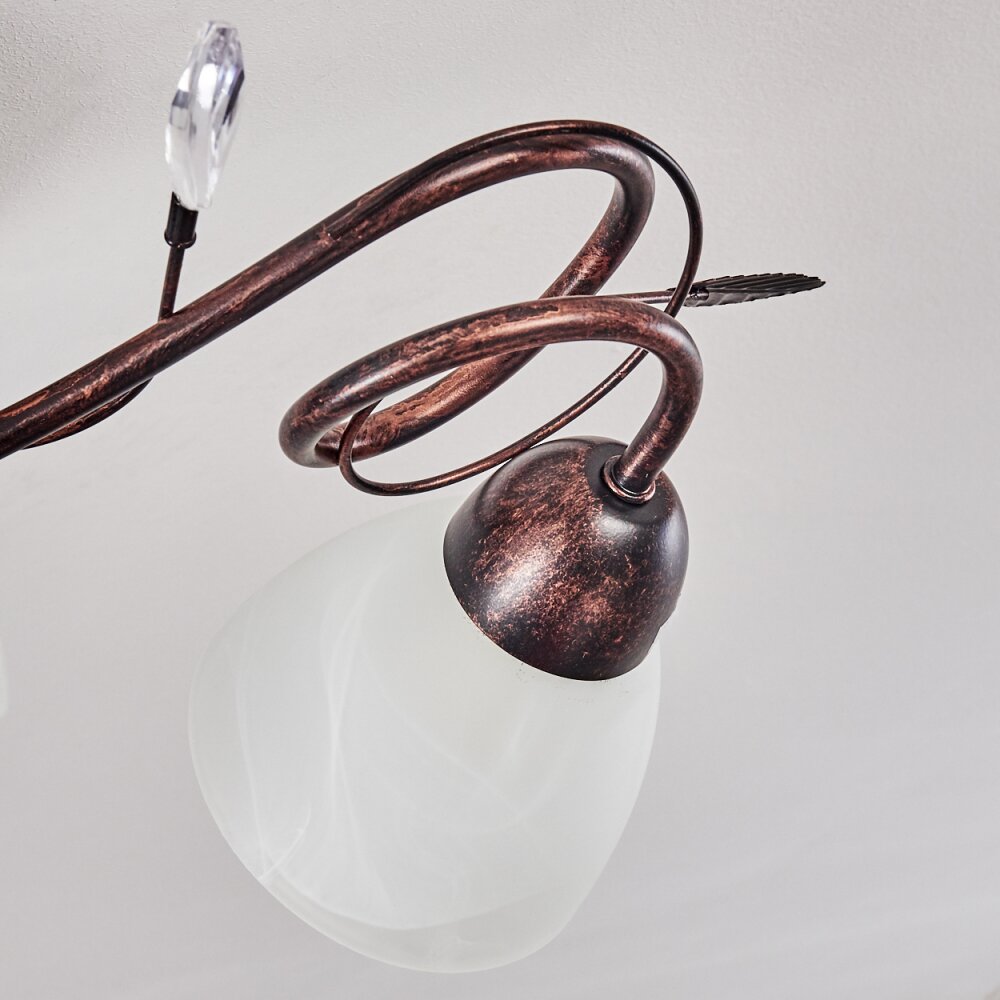 Peccia Plafondlamp Roest, 3-lichts