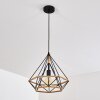 Riekje Hanger Zwart, 1-licht
