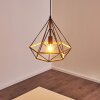 Riekje Hanger Zwart, 1-licht