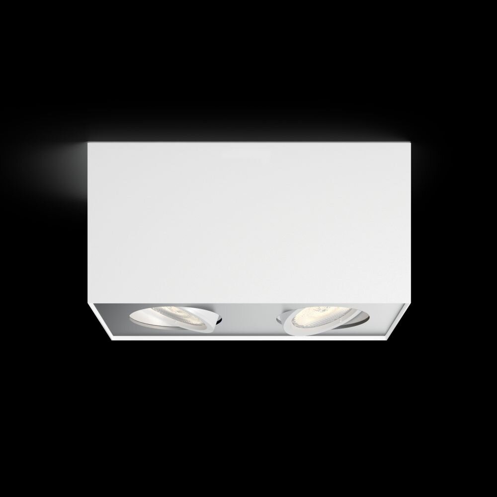 Philips Box Plafondlamp LED Wit, 2-lichts main product photo