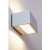 Lutec LED Buiten muurverlichting Wit, 1-licht