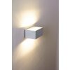 Lutec LED Buiten muurverlichting Wit, 1-licht