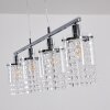 Vastervik Hanglamp Chroom, 4-lichts