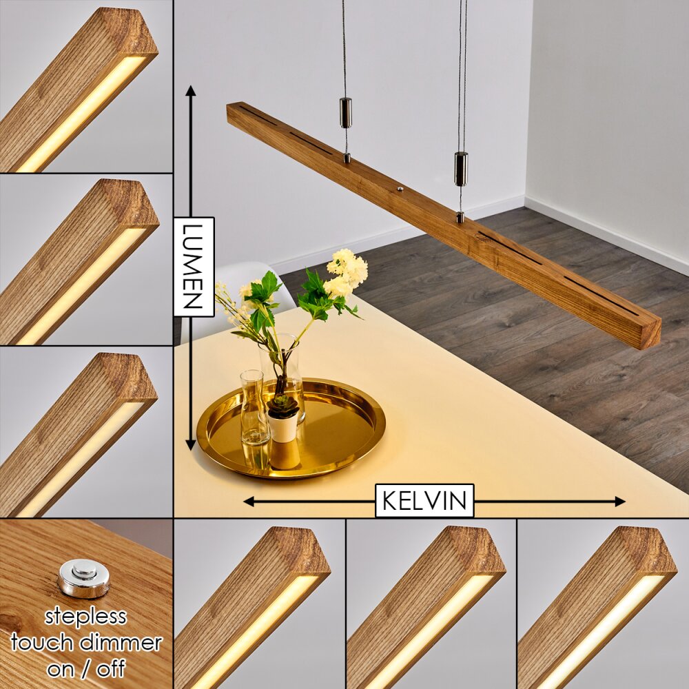 Deshka Hanglamp LED Zilver, 1-licht main product photo