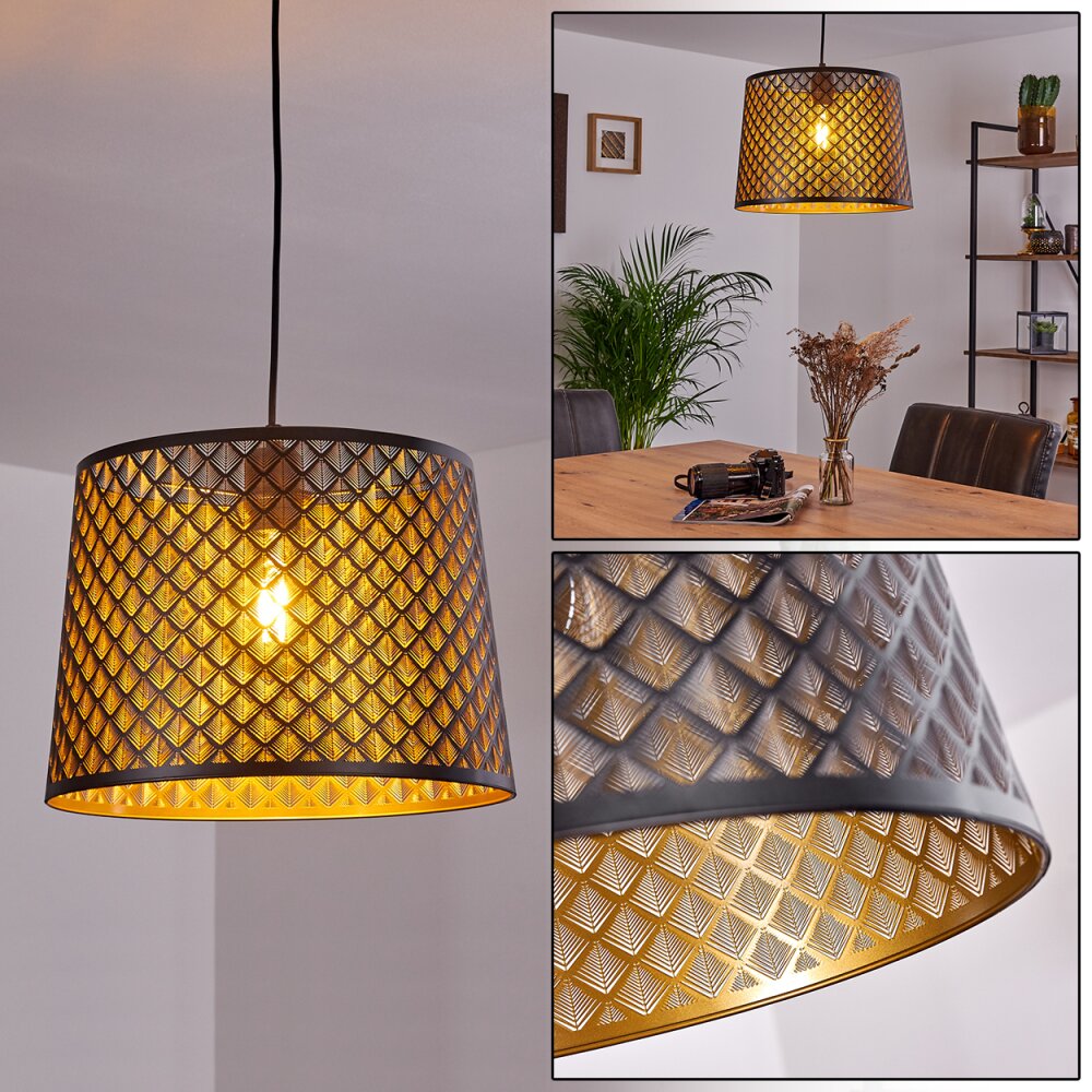 Libreville Hanger Zwart, 1-licht main product photo