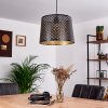 Libreville Hanger Zwart, 1-licht