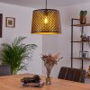 Libreville Hanger Zwart, 1-licht