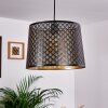 Libreville Hanger Zwart, 1-licht