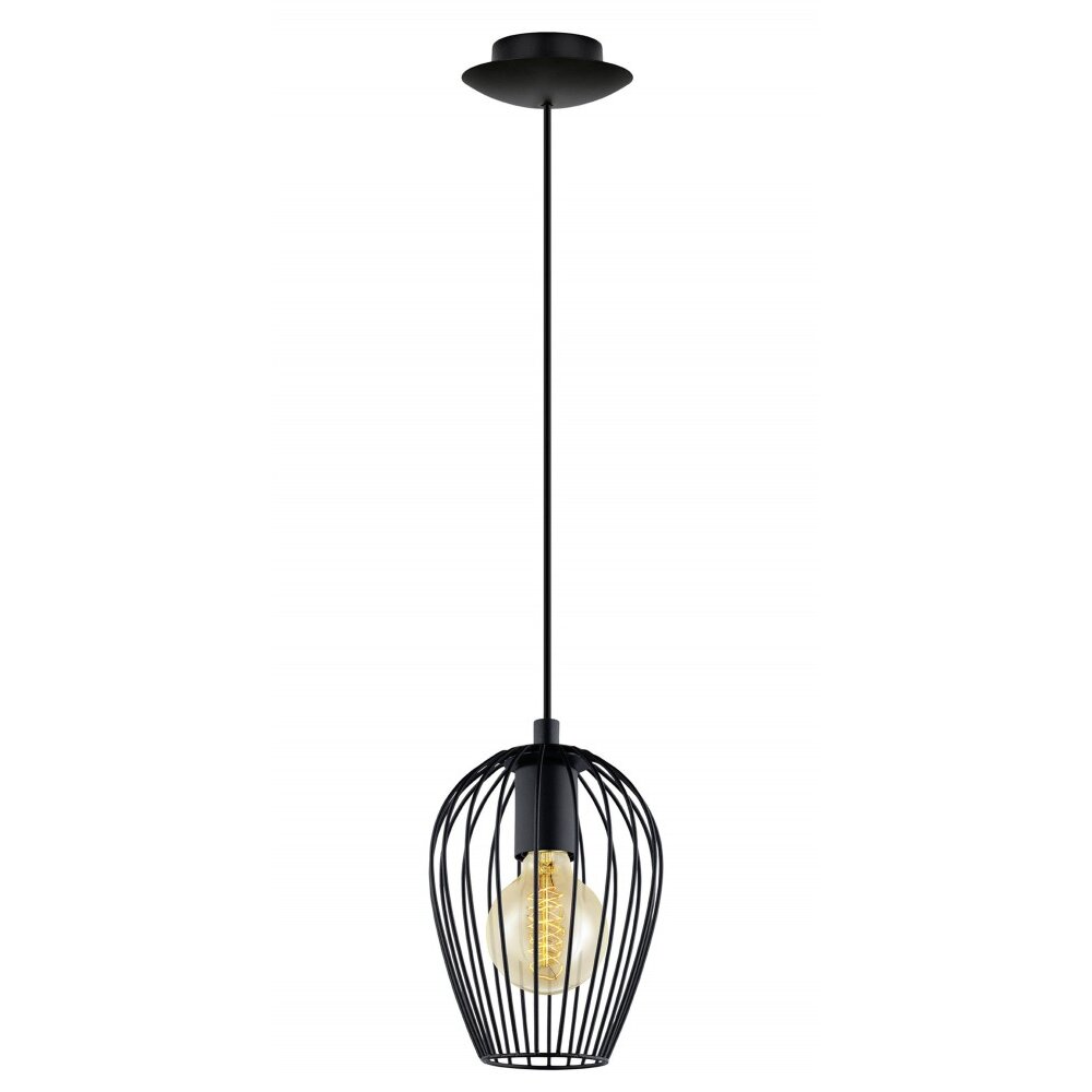 Eglo NEWTOWN Hanglamp Zwart, 1-licht main product photo