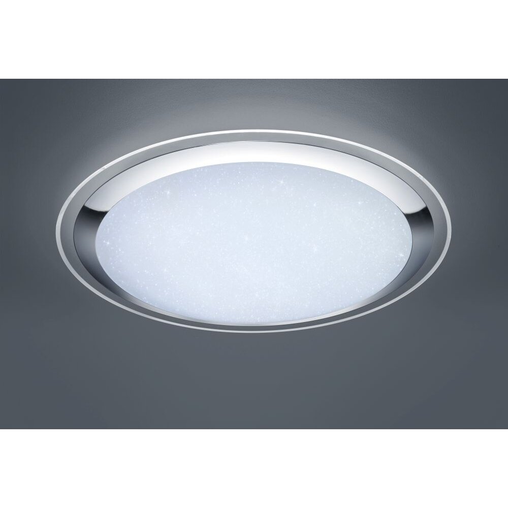 Trio MIKO Plafondlamp LED Wit, 1-licht, Afstandsbediening