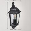 Gilze Buiten muurverlichting Zwart, 1-licht