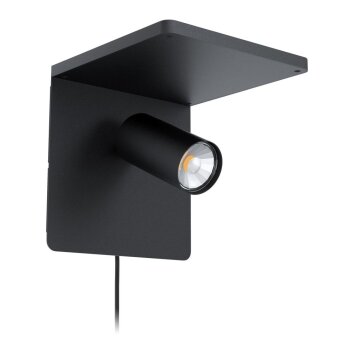 EGLO CIGLIE Wandlamp LED Zwart, 1-licht