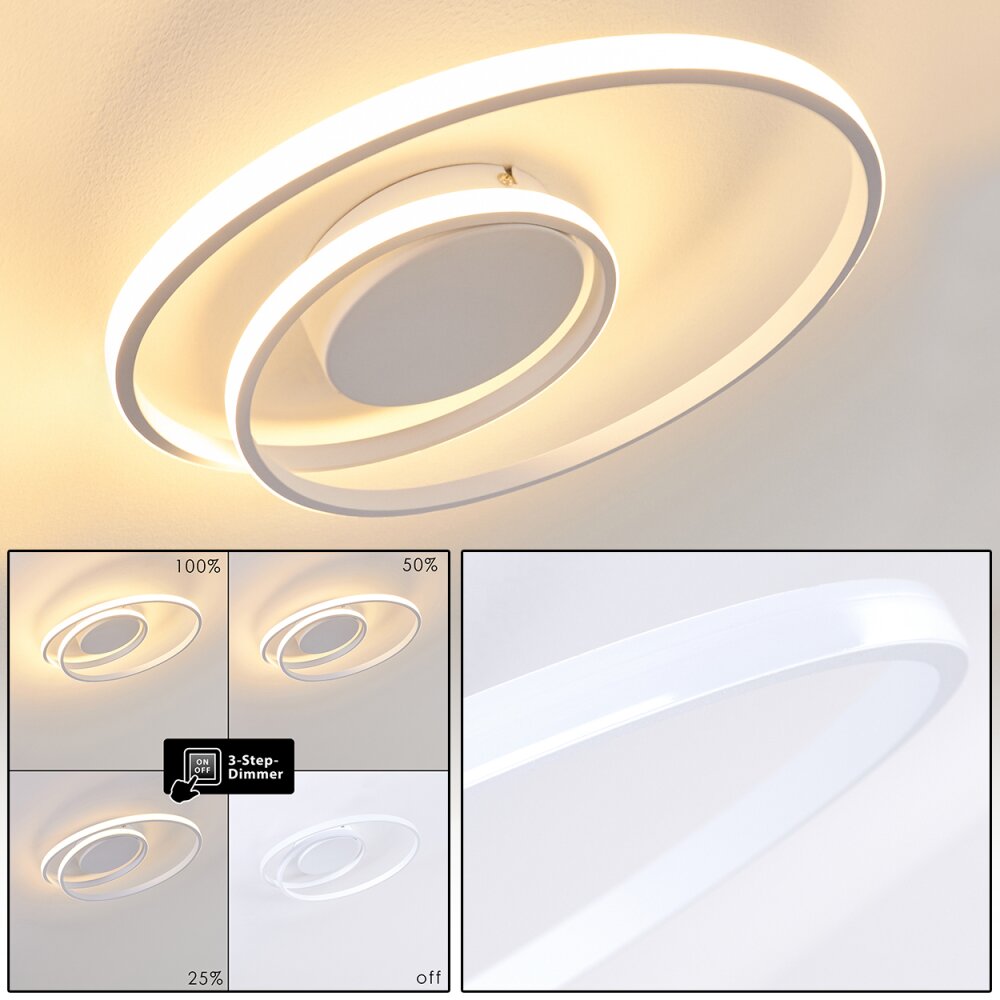 Leksund Plafondlamp LED Wit, 1-licht main product photo
