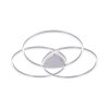 Paul Neuhaus Q-KATE Plafondlamp LED Zilver, 3-lichts, Afstandsbediening