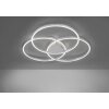 Paul Neuhaus Q-KATE Plafondlamp LED Zilver, 3-lichts, Afstandsbediening