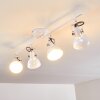 Tina Plafondlamp Wit, 4-lichts