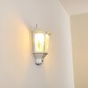 Brissago Buiten muurverlichting Wit, 1-licht, Bewegingsmelder