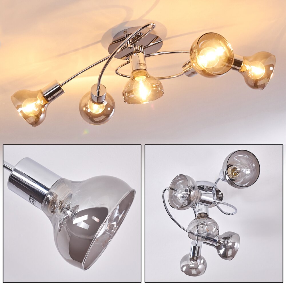 Esberg Plafondlamp Chroom, 5-lichts main product photo