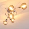 Esberg Plafondlamp Chroom, 5-lichts