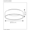 Lucide TALOWE Plafondlamp LED Wit, 1-licht
