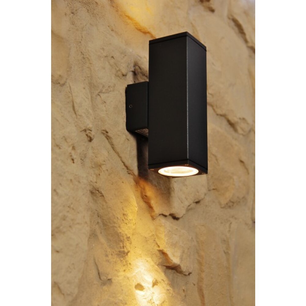 Konstsmide MONZA Buiten muurverlichting Antraciet, Zwart, 1-licht main product photo