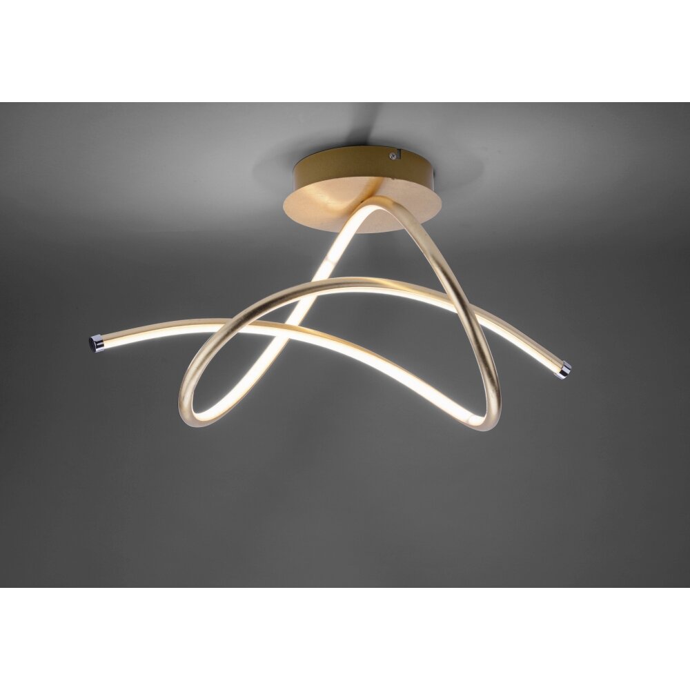 Leuchten-Direkt VIOLETTA Plafondlamp LED Goud, 1-licht main product photo