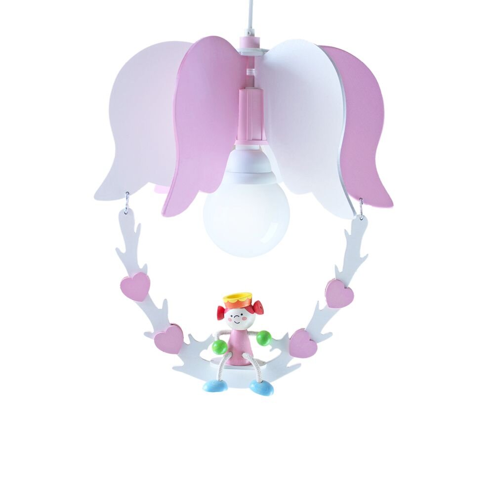 Elobra PRINZESSIN Hanglamp Roze, 1-licht main product photo